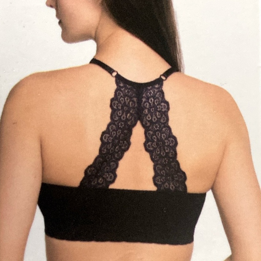 (A12) Nautica Intimates Embroidered Lace Bras, Size Medium BUNDLE of 2,‎ NWT